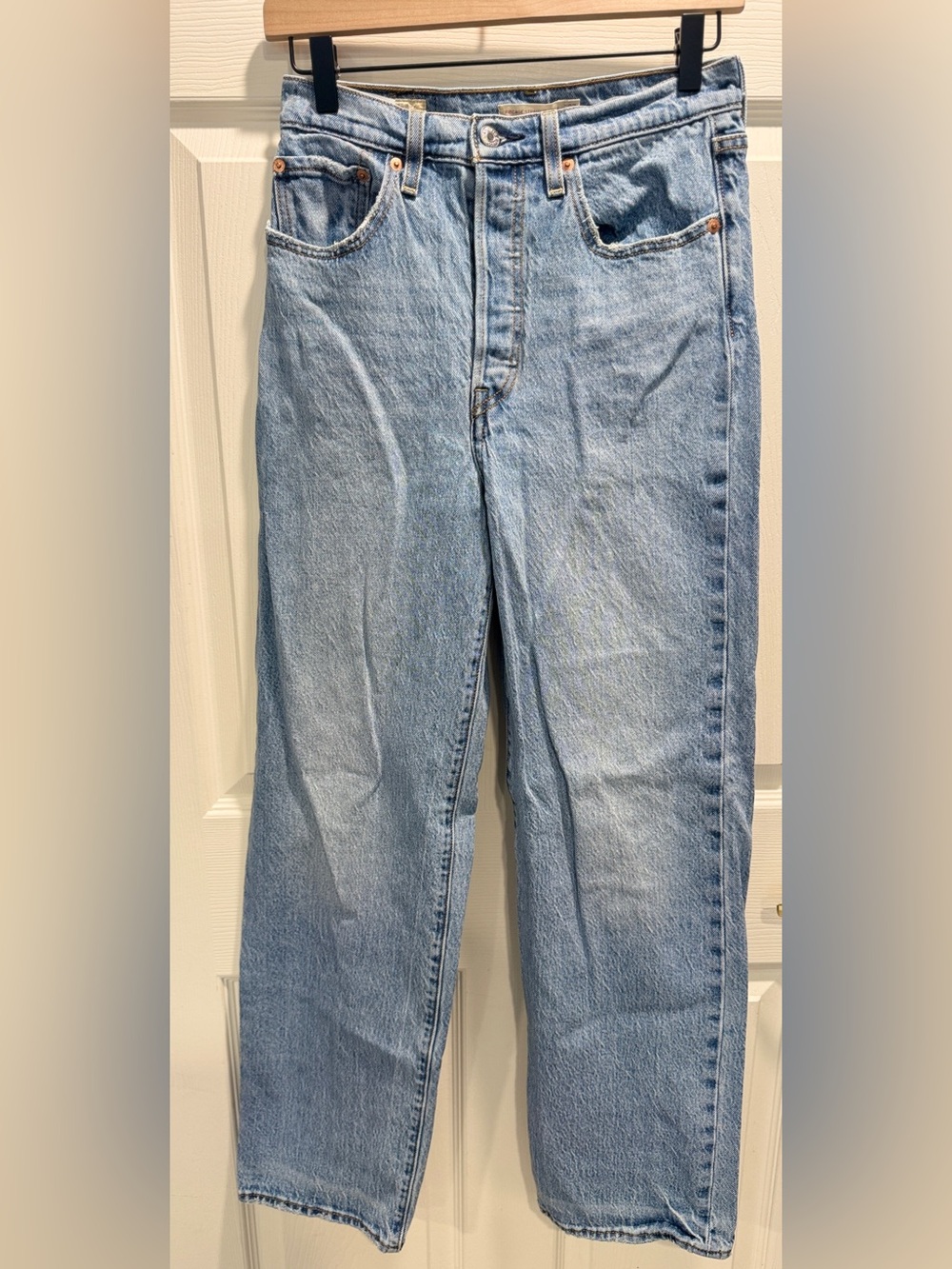 RIBCAGE STRAIGHT ANKLE WOMEN'S JEANS-Size 27 - Picture 3 of 13